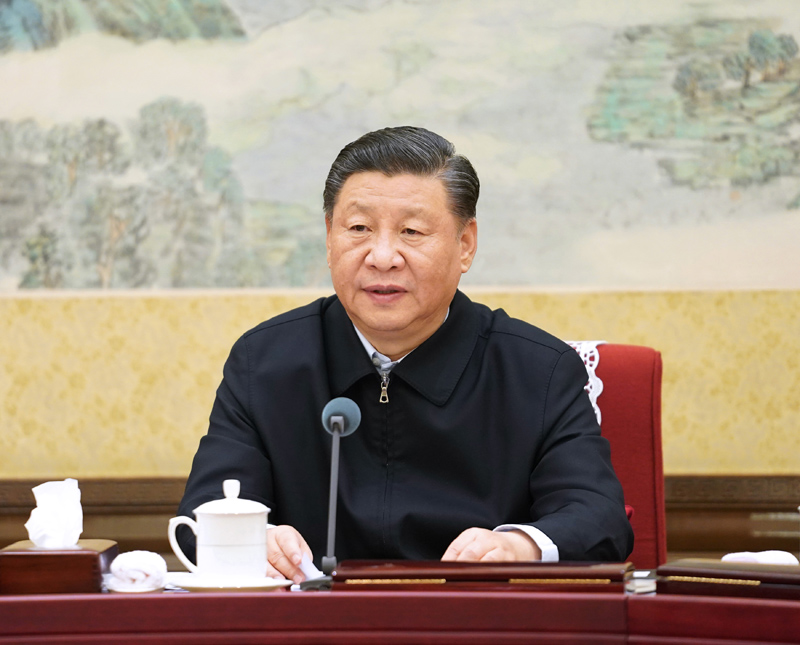 12月26日至27日，中共中央政治局召開“不忘初心、牢記使命”專題民主生活會，中共中央總書記習近平主持會議并發(fā)表重要講話。新華社記者 李學仁 攝